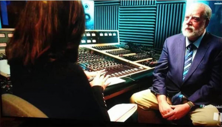Lamont Audio Control Room On An Episode of Reasonable Doubt, a hit Discovery Channel Show.